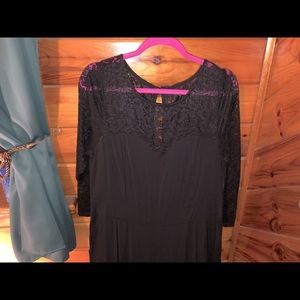 Black Jumpsuit with Lace